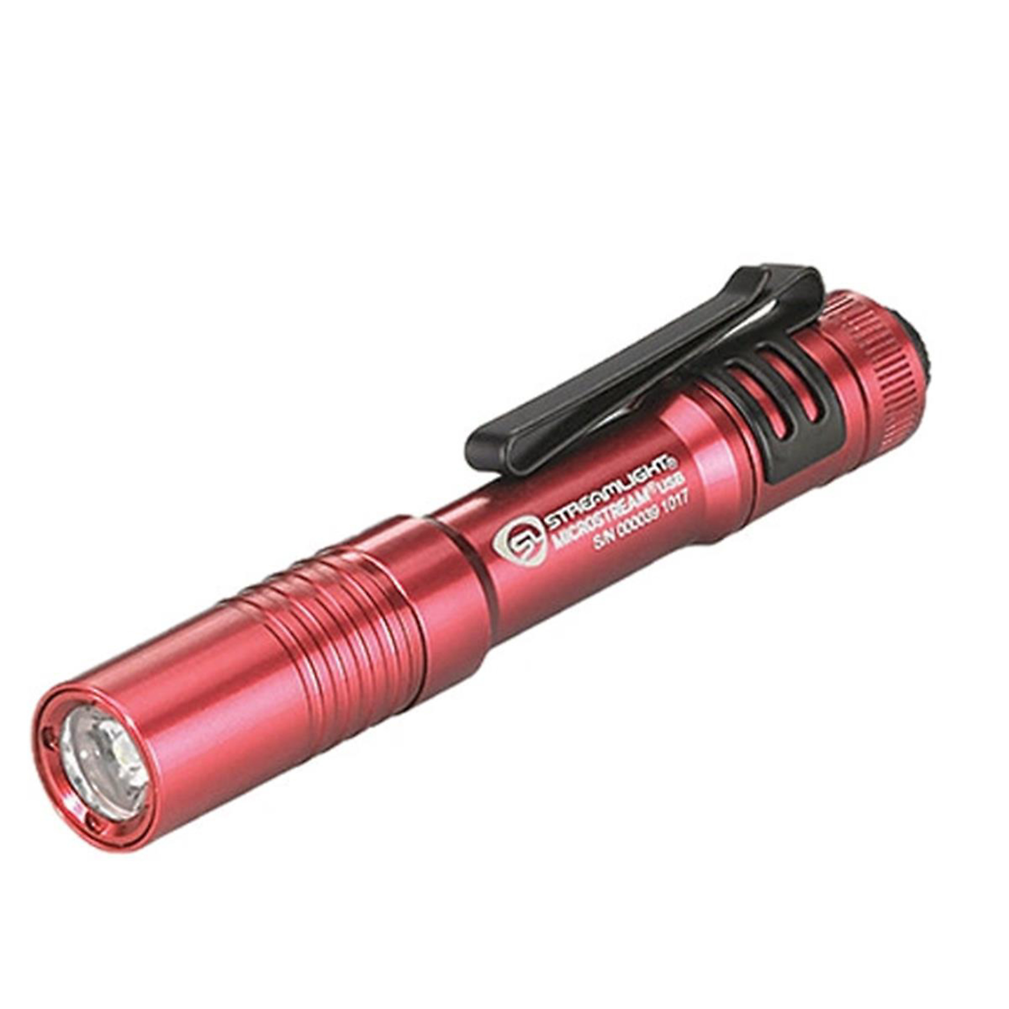 Streamlight MicroStream USB Penlight — 250 Lumens, 4in., Red, Includes Micro-USB Cord and Lanyard, Model# STL66605